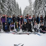 Klasa 2T na nartach biegowych